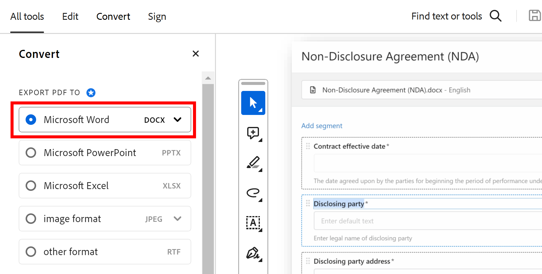 Copy Paste PDF Into Word WordFields