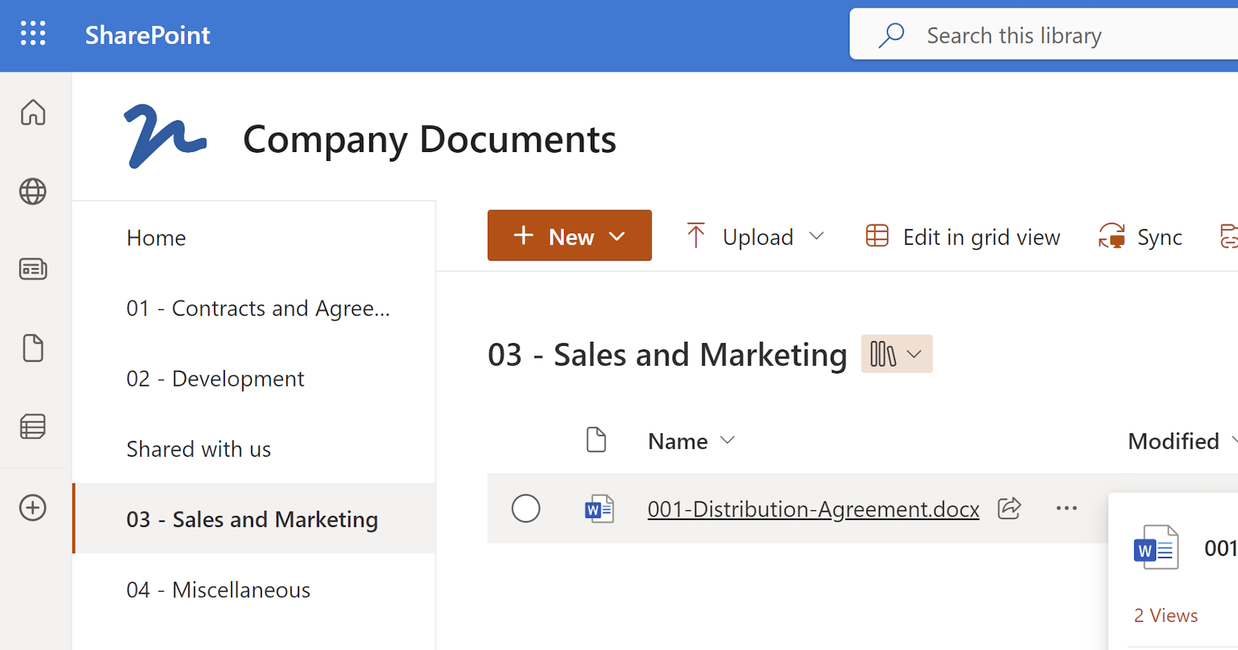 Document Management System in SharePoint 365