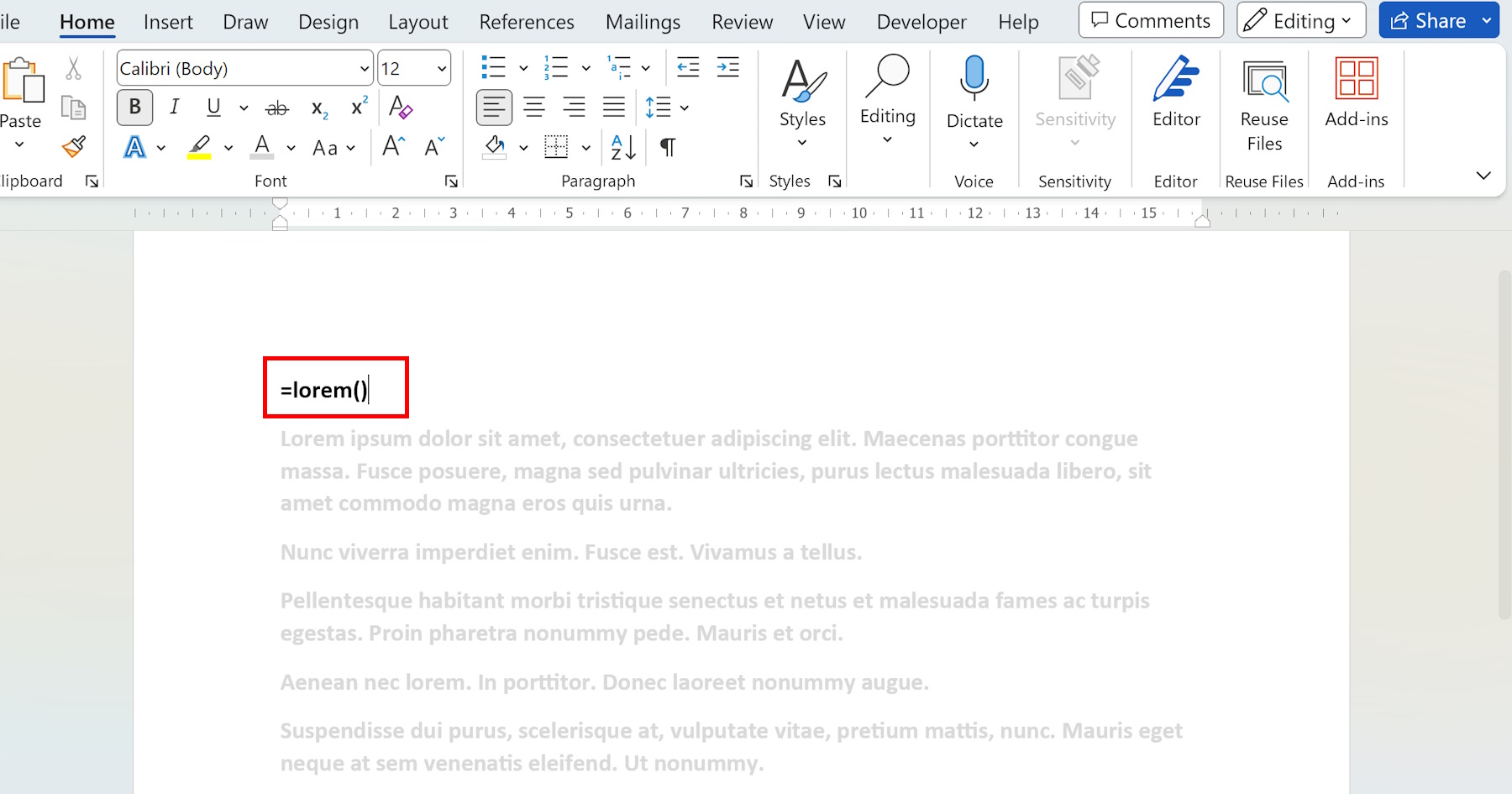 How To Insert A Placeholder In Microsoft Word