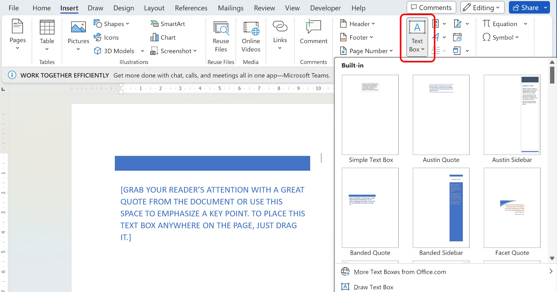 Learn how to add a text box in Word and customize it with these tips and tricks. Enhance the appearance and functionality of your Word documents by adding and formatting text boxes.
