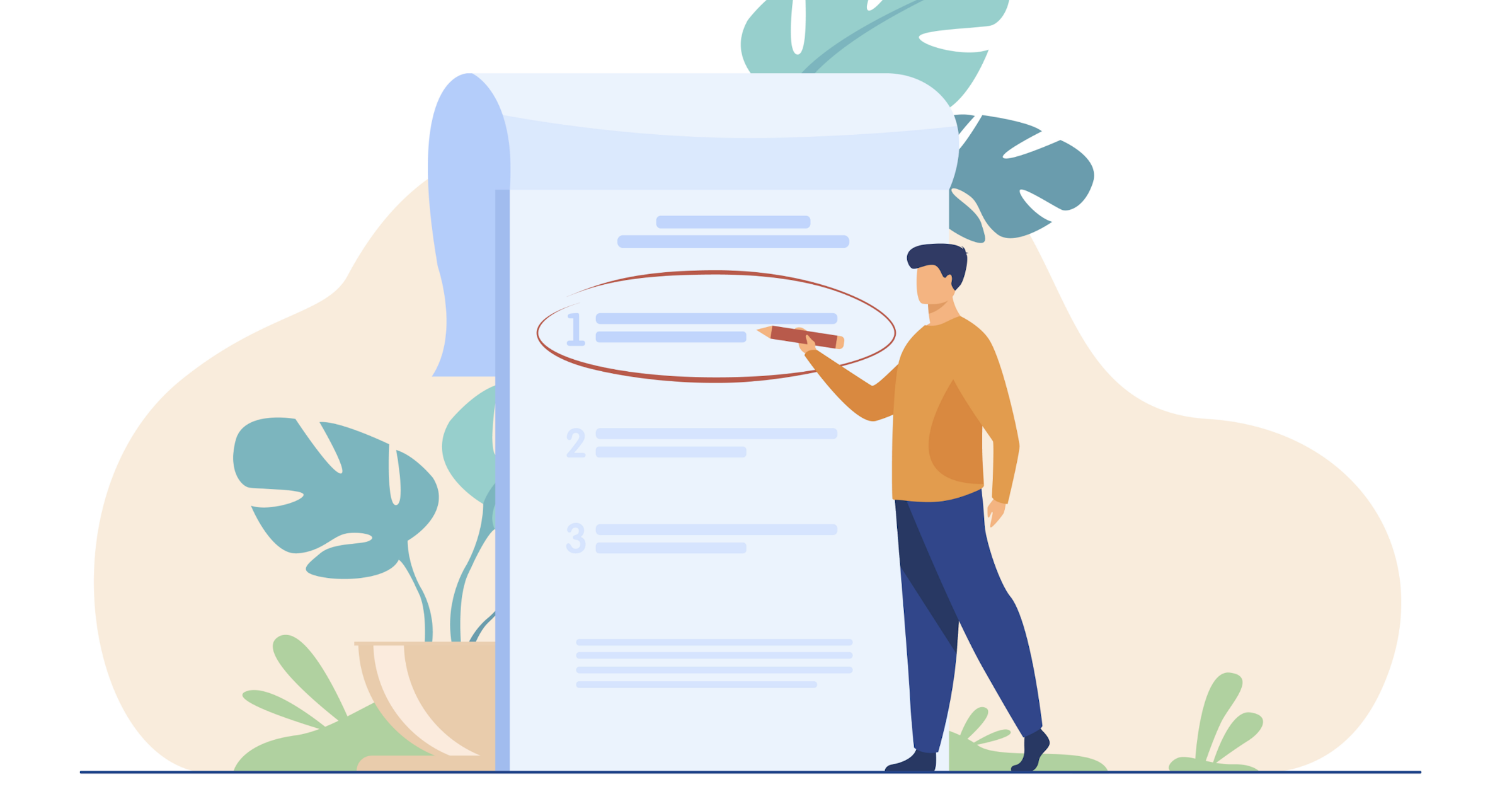 Template fill-out form to generate a new document